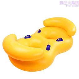 PVC充氣滑水圈 充氣pvc皮筏 8字滑水圈 雙人遊泳圈 大喇叭划水圈 歷史價格詳細信息