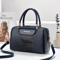 《愛網購》~SD17182~大容量撞色手提包潮時尚女包中年媽媽包大氣百搭單肩斜挎包休閒包旅行包外出包收納包 歷史價格詳細信息