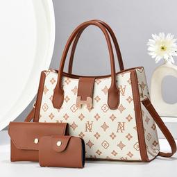 《愛網購》~SF17307~撞色時尚大容量單肩媽媽手提包女斜挎印花潮流新款包休閒包旅行包外出包收納包 歷史價格詳細信息