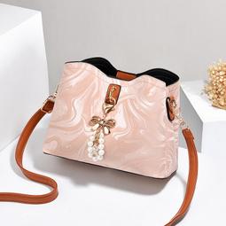 『購物趣』新款水桶包百搭小眾包包女四季通用多層時尚大容量手提斜挎包~KN15310 歷史價格詳細信息