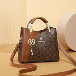 『購物趣』百搭單肩斜跨手提女包通勤大容量媽媽包包女收納包休閒包外出包旅行包~SF10180 歷史價格詳細信息