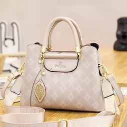 『購物趣』時尚老花大容量波士頓枕頭包手提單肩斜挎女包休閒包外出包收納包旅行包~SF16867 歷史價格詳細信息