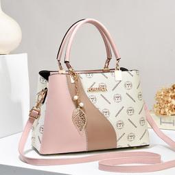 【八號館】時尚手提包韓新款印花水桶包單肩背包斜挎包女潮收納包休閒包外出包旅行包．SF10159 歷史價格詳細信息