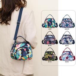『購物趣』女士單肩包時尚印花斜挎包輕便防潑水尼龍布包潮流女包通勤包側背包休閒包外出包收納包~TA04070 歷史價格詳細信息