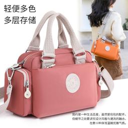 『購物趣』休閒通勤女士單肩包中老年尼龍媽媽包大容量手提斜跨包外出包收納包休閒包旅行包~TB12242 價格比較,價格查詢,歷史價格詳細信息