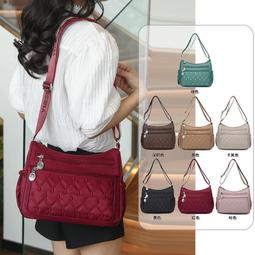６９９免運丶韓版中老年媽媽斜挎包新款潮流休閒通勤女士單肩包尼龍小方包外出包收納包休閒包旅行包丶TB12178 歷史價格詳細信息
