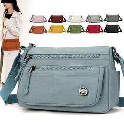 《愛網購》~TD18774~橫款簡約時尚休閒包牛津布包多隔層單肩斜挎包女包休閒包旅行包外出包收納包 歷史價格詳細信息