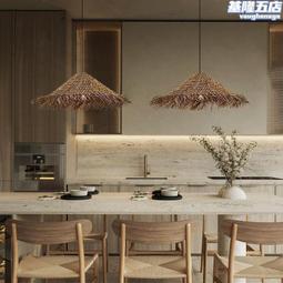 餐廳藤編燈田園風火鍋店民宿茶室茶樓飯店酒店復古藤藝吊燈 歷史價格詳細信息