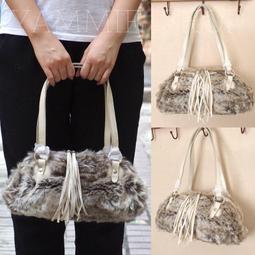 皮草手提包-兔毛高貴時尚真皮波士頓包64f38[獨家進口][米蘭精品] 歷史價格詳細信息