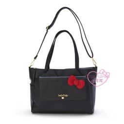 ♥小花花日本精品♥ Hello Kitty黑色蝴蝶結滿版後背包後背書包夾層多大容量輕便可水洗耐用方便41086209 歷史價格詳細信息