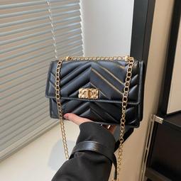 潮流撞色小方包2024春夏新款個性寬帶斜挎包女簡約時尚相機包 歷史價格詳細信息