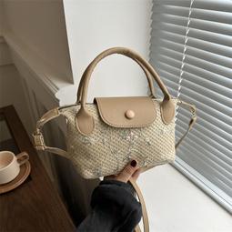 韓版春夏新款手編海草草帽戶外旅遊遮陽防曬草編漁夫帽盆帽女 歷史價格詳細信息