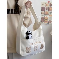 大容量托特包2024新款秋冬帆布包時尚百搭斜挎包三葉草手拎包爆款 歷史價格詳細信息