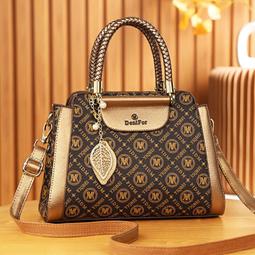 ６９９免運丶手提包女春夏新款印花大包時尚百搭女士單肩斜挎包中年媽媽包丶SD16114 歷史價格詳細信息