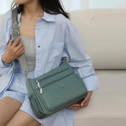 【八號館】休閒女士胸包多隔層通勤騎行單肩包大容量簡約尼龍斜挎包．TB15399 歷史價格詳細信息