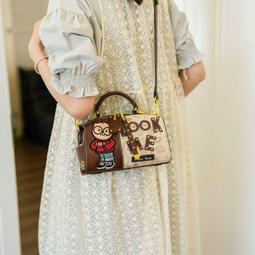 新款 包包 女 可愛 卡通手提包迪斯尼 米奇 燈芯絨手拎包 復古 斜背包  腋下包-悅享樂購滿599免運 歷史價格詳細信息