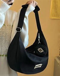 學生休閒尼龍帆布包包女2023新款潮韓版託特包百搭大容量斜挎包 歷史價格詳細信息