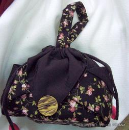 手作機縫 日本藍色棉麻櫻花布 直立式零錢包 小型相機包 手提包 歷史價格詳細信息