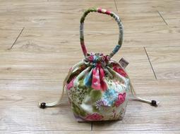 『優花梨和服專賣』巾著(小提袋)(KCKFE023)＊深藍白花＊浴衣搭檔＊日本 歷史價格詳細信息