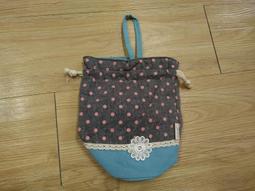 『優花梨和服專賣』巾著(小提袋)(KCKFE023)＊深藍白花＊浴衣搭檔＊日本 歷史價格詳細信息