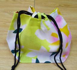 『優花梨和服專賣』巾著(小提袋)(KCKFE023)＊深藍白花＊浴衣搭檔＊日本 歷史價格詳細信息