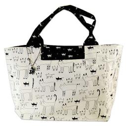 【Noafamily日本諾亞家族】紳士領結貓小提袋（米白色） 歷史價格詳細信息