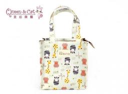 白鳥奈子精品舖 手提袋 織帶便當袋 多功能防水布包 台灣製造 Queen&amp; Cat 粉剪紙貓 滿千免運 歷史價格詳細信息