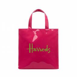 Harrods PVC手提袋  新圖案 英倫名品 哈洛德 皇冠字母 手提包 PVC 高品質時尚購物袋--麥包包 歷史價格詳細信息