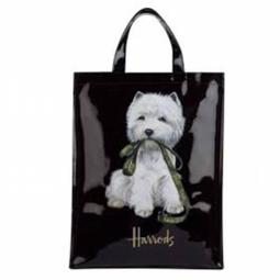 Harrods PVC手提袋  新圖案 英倫名品 哈洛德 皇冠字母 手提包 PVC 高品質時尚購物袋--麥包包 歷史價格詳細信息