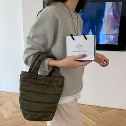 【正韓】韓國防水布配小牛皮休閒雙面手提框包【真皮】 歷史價格詳細信息