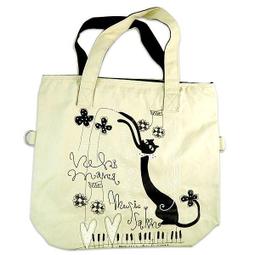 【Noafamily日本諾亞家族】紳士領結貓小提袋（米白色） 歷史價格詳細信息