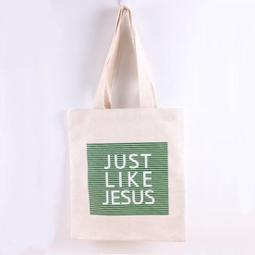 ☆十架之愛☆【全新】就像耶穌 JUST LIKE JESUS 純棉帆布手提袋/購物袋/帆布包 基督福音商品 價格比較,價格查詢,歷史價格詳細信息