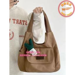 日系ins小眾通勤包千格大容量少女單肩包包簡約百搭學生帆布包 歷史價格詳細信息