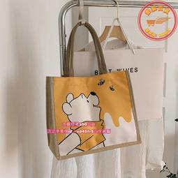 大容量 卡通 帆布包 托特包 時尚外出 手提購物袋 斜背包 斜背包-惠誠小屋 歷史價格詳細信息
