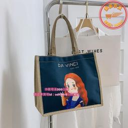 高顏值大容量補課袋小學生補習袋女初中生男生可愛帆布裝書手提袋 歷史價格詳細信息