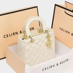 真皮戴妃包女手提包2024新款夏天高級質感輕奢今年流行斜挎小包包-悅享樂購滿599免運 歷史價格詳細信息