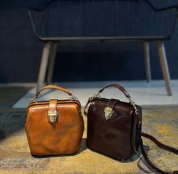 PIMB原創高品質復古進口厚樹膏牛皮手提凱莉包 歷史價格詳細信息