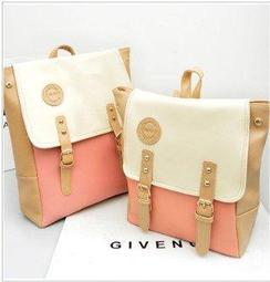 復古學院風雙肩包包女2023新款潮秋冬毛呢格子包休閒通勤學生揹包 歷史價格詳細信息