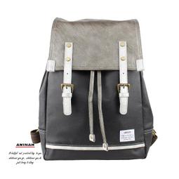 AMINAH-綠色拼色皮革後背包 歷史價格詳細信息