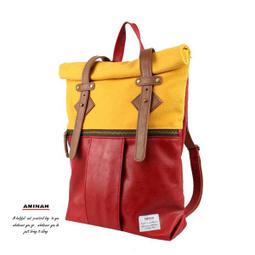 AMINAH-紅色正規後背包(設置15"筆電夾層) 歷史價格詳細信息
