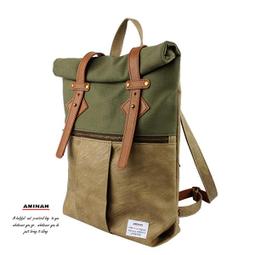 AMINAH-軍綠漫步後背包 歷史價格詳細信息