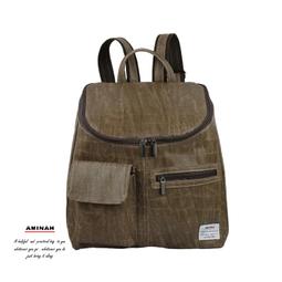 AMINAH-鱷魚皮革拉鍊後背包 歷史價格詳細信息