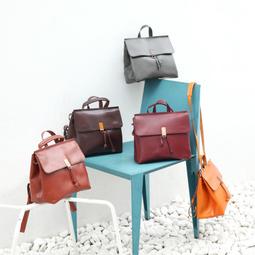 復古雙肩背包 單肩側背包 手提包 容量大????可放A4大小 拉鏈開袋 出門必備單品 出口歐美設計款 歷史價格詳細信息