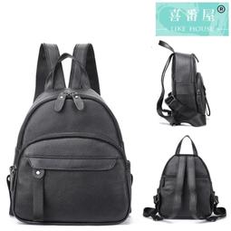 【喜番屋】真皮頭層牛皮雙拉鍊寬背帶女士肩背包方包女包【LB937】 歷史價格詳細信息