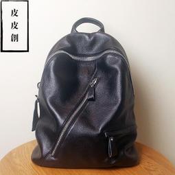 『皮皮創』原創設計手作真皮鏈條包。簡約復古做舊頭層植鞣牛皮迷你小包包小眾百搭真皮質感手提單肩斜背圓筒包 歷史價格詳細信息