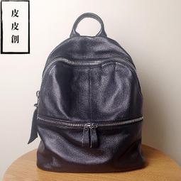 『皮皮創』原創設計手作黑色鏈條單肩包。復古休閒大容量百搭時尚潮流簡約通勤斜背包 歷史價格詳細信息