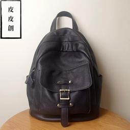 真皮牛皮背包女後背包大容量多層韓版韓國2024新款 2024新款明星同款高級感包包時尚百搭斜背包旅行背包後背包女-李李 韓國女裝 歷史價格詳細信息