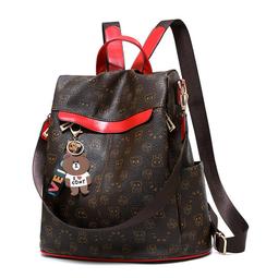 軟皮PU後背包包 逛街女包 新款簡約時尚大容量女士背包 學生書包 時尚女士雙肩後背包 大女斜背包-李李 韓國女裝 歷史價格詳細信息