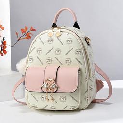 ６９９免運丷雙肩包包女軟皮簡約春夏新款潮韓版背包學院風女學生書包後背包休閒包外出包收納包丷SF05154 歷史價格詳細信息