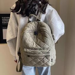 韓國 格紋後背包 小熊 大容量 書包 格子後背包  雙肩包 大背包 姊妹 閨蜜 2020秋 歷史價格詳細信息